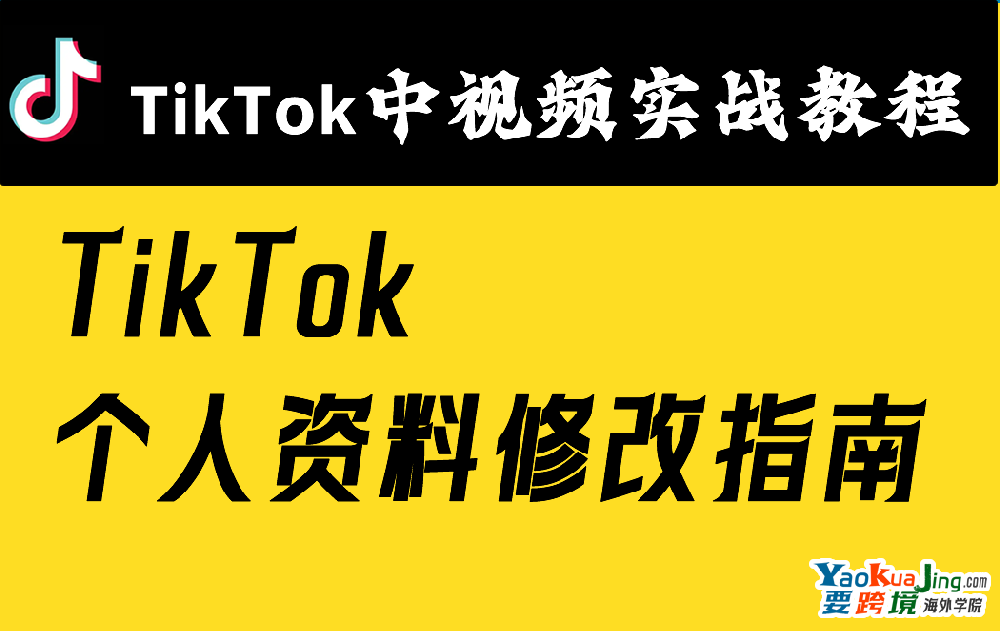 TikTok 个人资料修改指南